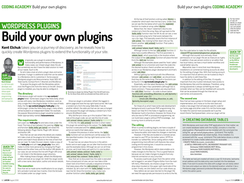 Squamish How To make Custom Wordpress Plugins Guide