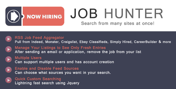 Job Hunter PHP Script